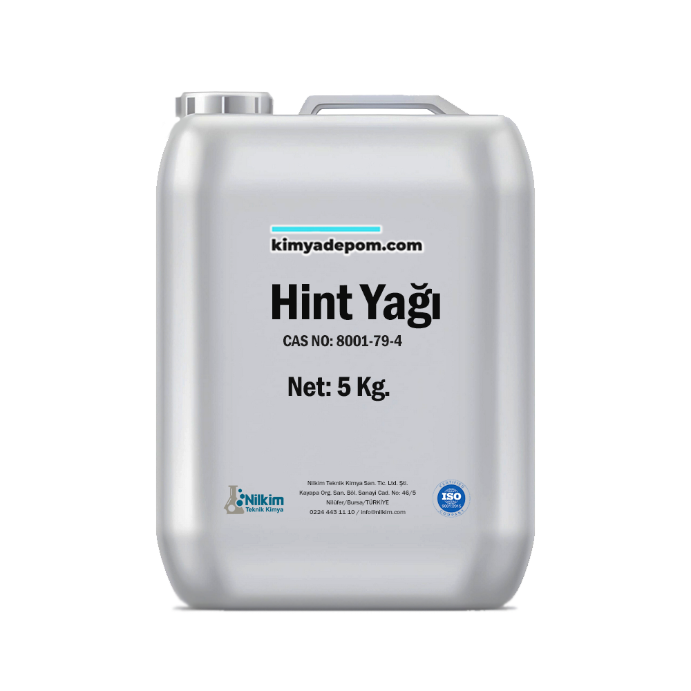 Hint Yağı (Castor Oil) 5 Kg. Bidon