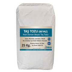 Hızlı Donan Beyaz Taş Tozu
