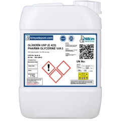Bitkisel Gliserin, Gıda ve İlaç Tipi (E 422) 1 Kg. Şişe