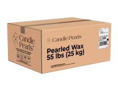 İnci Tozu Mumu-Beyaz (Candle Pearled Wax-White) 1 Kg. Paket