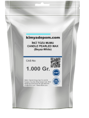 İnci Tozu Mumu-Beyaz (Candle Pearled Wax-White) 1 Kg. Paket