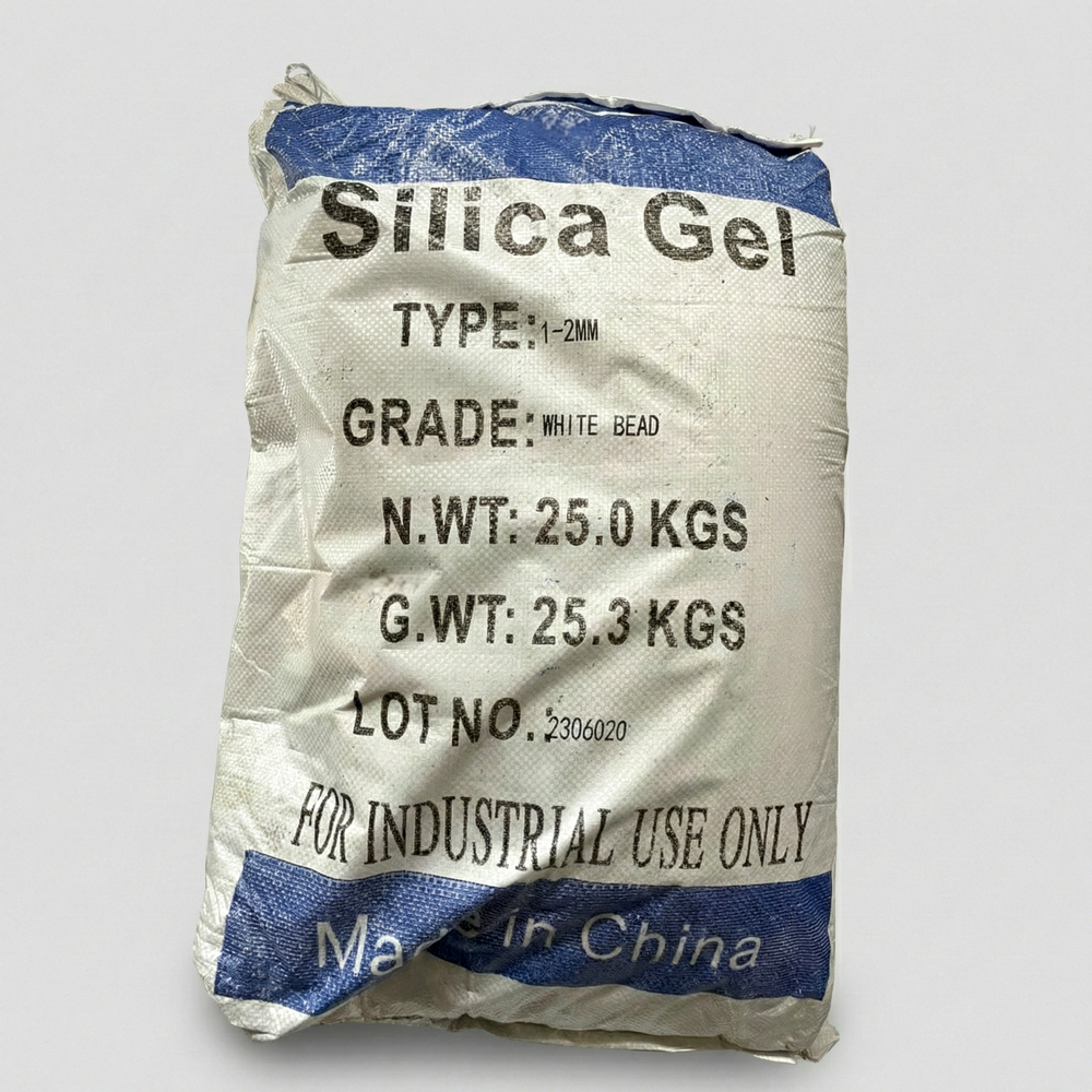 Silika Jel-Beyaz (Silica Gel-White-Şeffaf) 25 Kg. Torba - 1-2 MM