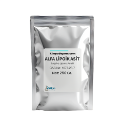 Alfa Lipoik Asit (Alpha Lipoic Acid) (ALA) 250 Gr. Paket