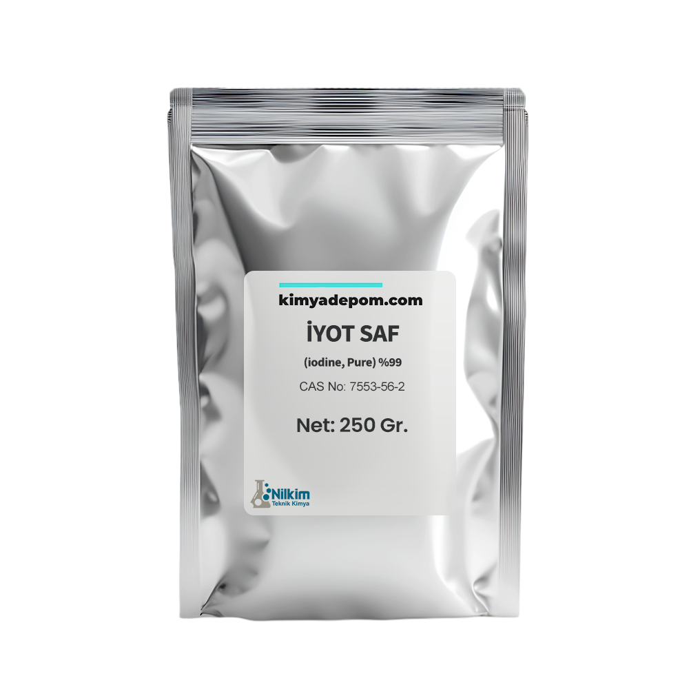 İyot, İlaç Kalite, Saf (iodine, Pure) %99.5 250 Gr. Şişe