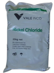Nikel Klorür Hekzahidrat (Nickel Chloride) 25 Kg. Torba