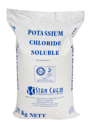Potasyum Klorür (Potassium Chloride) 25 Kg. Torba