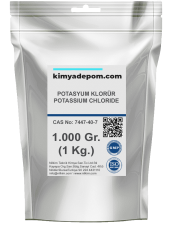 Potasyum Klorür (Potassium Chloride) 25 Kg. Torba