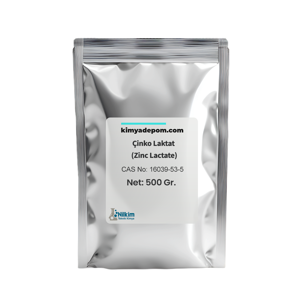Çinko Laktat (Zinc Lactate) 500 Gr. Paket
