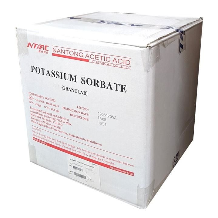 Potasyum Sorbat (Potassium Sorbate) (E 202) 25 Kg. Kutu