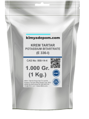 Potasyum Bitartarat (Krem Tartar) 5 Kg. Koli