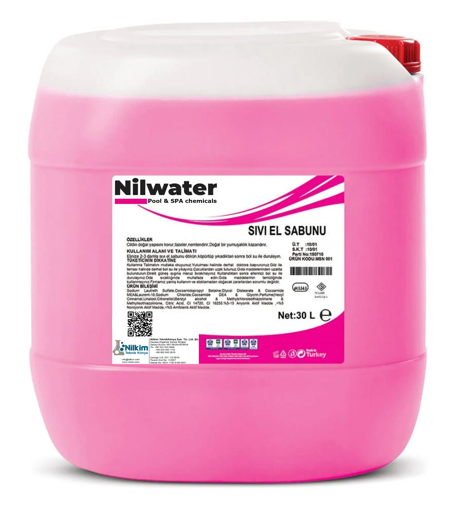 NILWATER (Sıvı El Sabunu)