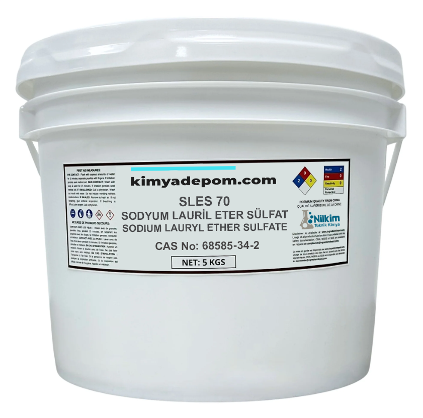 SLES N70 ( Sodium Lauryl Ether Sulfate) 5 Kg. Kova