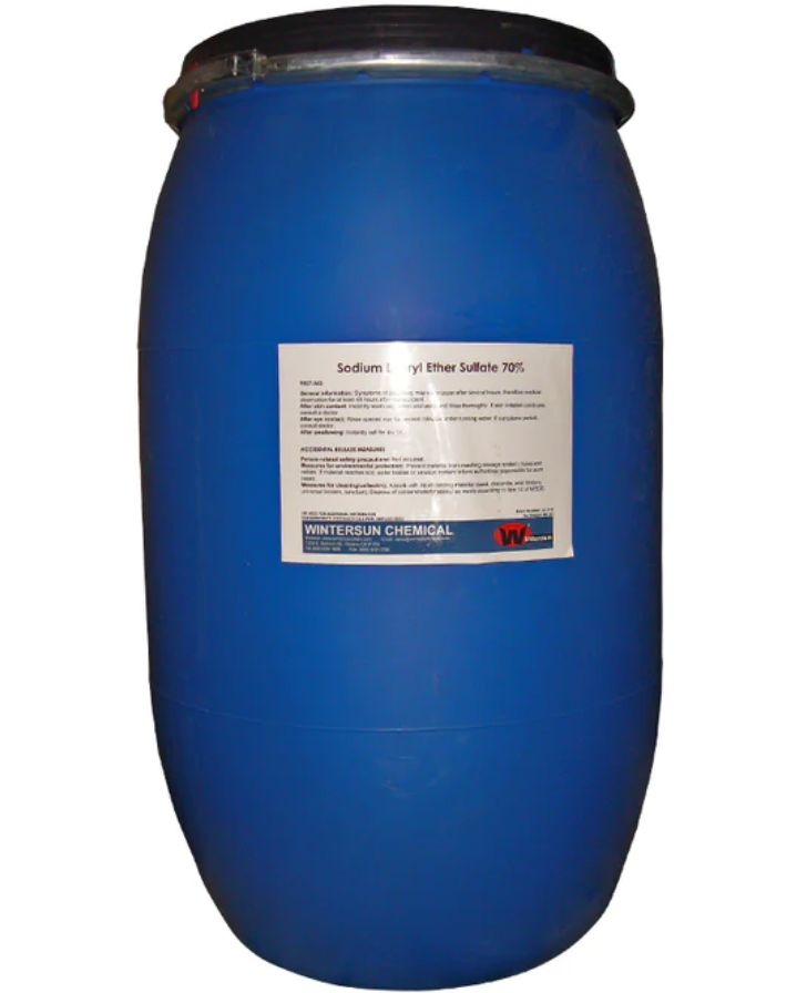 SLES N70 ( Sodium Lauryl Ether Sulfate) 240 Kg. Varil