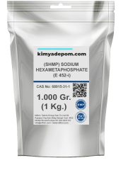 SHMP, Sodyum Heksametafosfat (Sodium Hexametaphosphate) 1 Kg. Paket