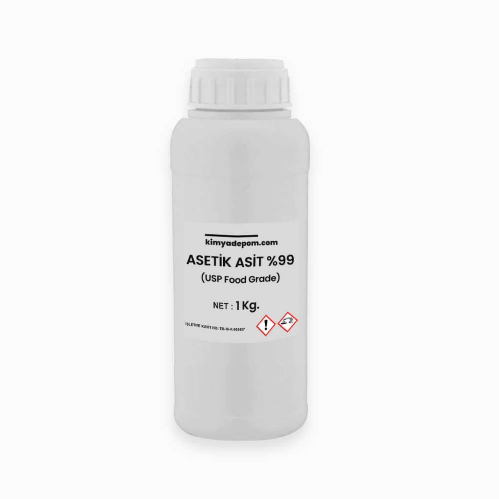 Asetik Asit %99 1 Kg. Şişe