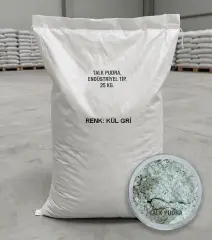 Talk Pudra, Endüstriyel Tip (Kül Grisi Renk) 5 Kg. Koli