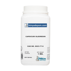 Capsicum Acı Biber Oleoresin (1.000.000'luk) 5 Kg. Bidon