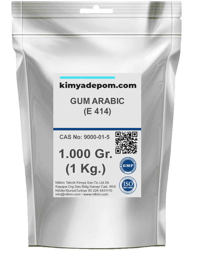 Gum Arabic & Arap Zamkı (E 414) 1 Kg. Paket
