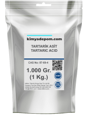 Tartarik Asit (Tartaric acid) (E 334) 1 Kg. Paket
